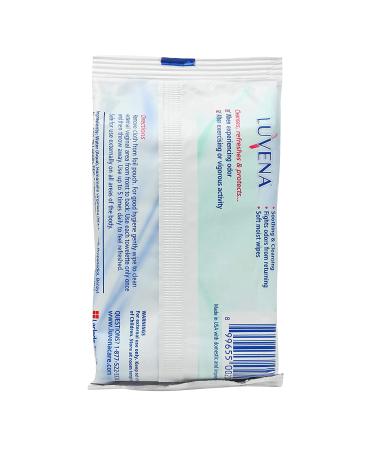 Luvena Feminine Wipes - Refreshing Cucumber Scented Wet Wipes for Women - Gynecologist Tested - Flushable & Travel-Friendly (25 Count x 3 Pack) - Buy Online on GoSupps.com