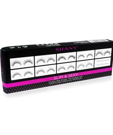 SHANY Eyelash Extend - Set of 10 Assorted Reusable Eyelashes | Thin Collection - International Shipping Available - Buy Online on GoSupps.com