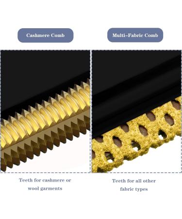 4-Piece Sweater Combs & Fabric Razors - Remove Pills & Fluff for Cashmere & Wool - Black Cleaning Tools - Buy Online on GoSupps.com