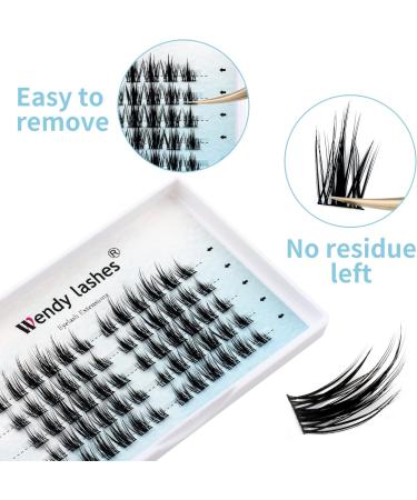 15mm C Curl Cluster Lashes 0.07mm - Soft and Wispy DIY Lash Extensions | Reusable Individual Eyelash Clusters | FD-D33-0.07-C-15 - Buy Online on GoSupps.com