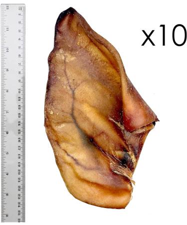 Extra Large Pig Ears For Dogs 100% Natural Long Lasting Gluten & Grain Free Healthy Dog Chew Hypoallergenic Treats - Resealable Bag - Buy Online on GoSupps.com