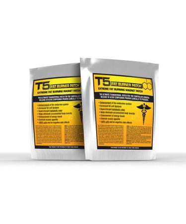 T5 Fat Burners Patches : Detox & Weight Loss Patches - Diet Pills Alternative/Accessory (28 Patches - 1 Month Supply)