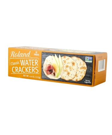 Roland Foods Classic Water Crackers - Non GMO, USA Sourced - 4.4 oz (Pack of 12) - Buy Online on GoSupps.com
