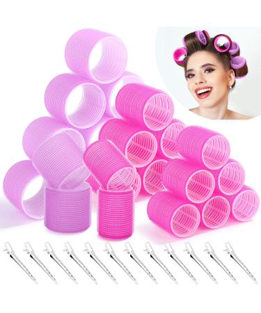 Qinzave 36 pieces of curling winder curls Set Large curly winder with 2 different sizes 63mm 47mm hair scooter for long medium short thin thick hair curly winder set for salon and at home