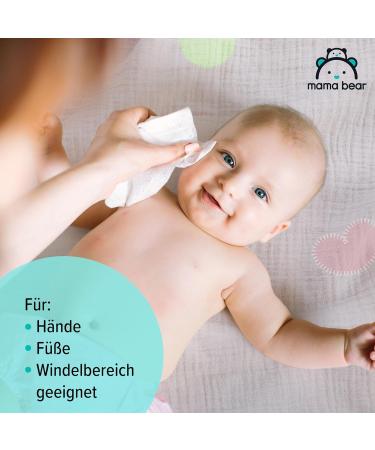 Amazon Brand Mama Bear Sensitive Baby Wipes - Unscented 768 Count (12 Packs of 64) - Gentle & Hypoallergenic Baby Wipes for Sensitive Skin - Buy Online on GoSupps.com