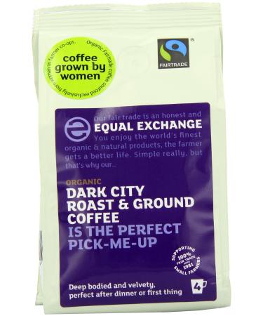 Equal Exchange Equal Exchange Organic Roasted Ground Coffee Dark City 227g (pack of 4)
