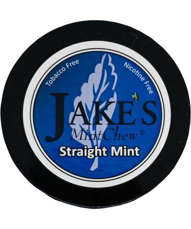 Jake's Mint Chew 5 Cans - Straight Mint Flavor - Tobacco & Nicotine Free - Buy Online on GoSupps.com