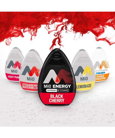 MiO Energy Black Cherry Liquid Water Enhancer 3.24 fl oz - Pack of 1 - Buy Online on GoSupps.com