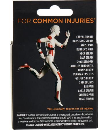 KT Tape Original Cotton Precut Beige - Premium Athletic Support for Pain Relief | Fast International Shipping - Buy Online on GoSupps.com