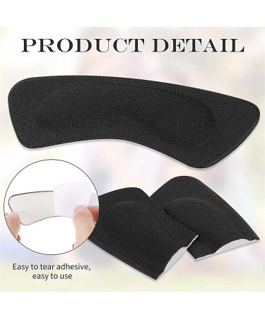 6 Pairs Heel Cushion Pads - Self-Adhesive Shoe Grips for Foot Care - Multicolor (Brown, Khaki, Black) - Buy Online on GoSupps.com