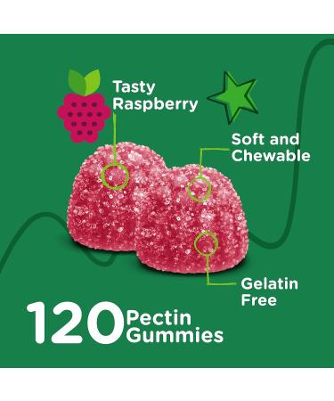 Kids Magnesium Citrate Gummies 120 Count Chewable Supplements for Sleep Aid, Calm Mood & Muscle Relaxation Raspberry Flavor - Buy Online on GoSupps.com