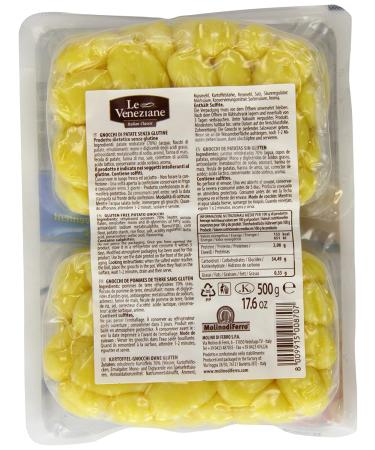 Le Veneziane Gluten Free Potato Gnocchi 17.6oz - Authentic Italian Pasta for Gluten-Free Diet - Buy Online on GoSupps.com