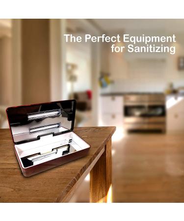 JJ CARE Premium Phone Sterilizer Box - Home & Beauty Sterilizer - Wood Red - Buy Online on GoSupps.com
