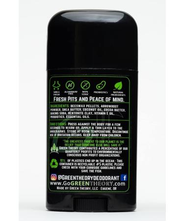 Buy Green Theory Unscented Natural Probiotic Deodorant - Aluminum Free Paraben Free Fragrance Free - 2.65 oz Solid Stick | International Shipping - Buy Online on GoSupps.com