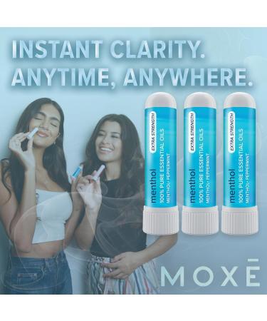MOX Extra Strength Menthol Nasal Inhaler | Powerful Cooling Menthol for Sinus Relief & Clear Breathing | Made in The USA | Maximum Strength Aromatherapy for Instant Refreshment - Buy Online on GoSupps.com
