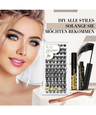 Buy BQ Lash Extension Set | DIY Individual Eyelash Extensions Kit for Beginners - Includes Adhesive & Applicator - Perfect for At-Home Use! - Buy Online on GoSupps.com
