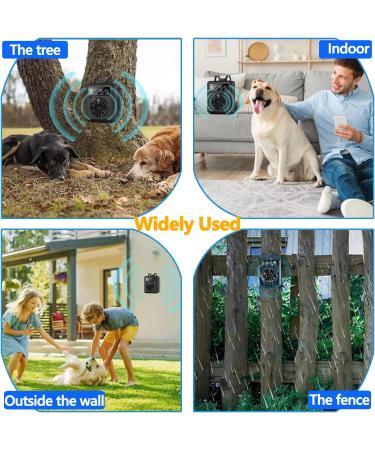 Ultrasonic Anti Barking Device for Dogs | 4 Sensitivity Levels | USB Rechargeable | 50Ft Range | Indoor & Outdoor Sonic Bark Control - Buy Online on GoSupps.com