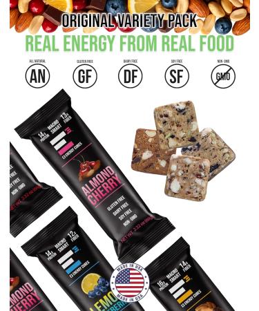 E3 Energy Cubes- Original Variety Pack - 3 of Each Original Flavor- Refrigerated Protein Bars | Healthy Snack Bars Gluten Free Dairy Free Soy Free | Made in USA Pack of 12 Variety Pack 12 - Buy Online on GoSupps.com