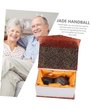 Healeved Gymnastics Ball Set - Hand Massage & Stress Relief Metal Balls for Fitness | 5x5cm Jade Hand Rolling Tools - Buy Online on GoSupps.com