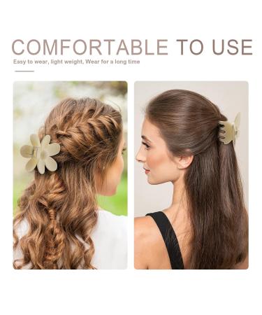 8Pcs Large Hair Claw Clips for Thick Hair - Strong Matte Jaw Clips for Women - Non-slip Butterfly Hair Clips (2 Styles) - Buy Online on GoSupps.com