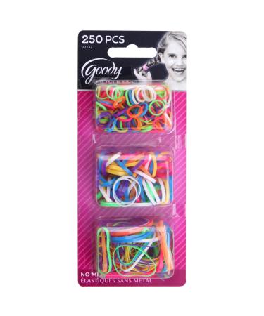 Goody Ouchless Polybands Elastics  Multi Size  250 ct