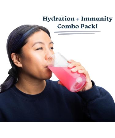 Buy Drinklits Orange & Strawberry Combo Pack | Daily Hydration & Immune Support | Gluten Free | 20 Servings - Essential Travel Supplement - Buy Online on GoSupps.com