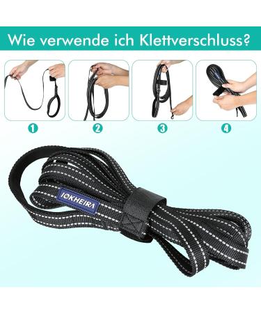 Robust Reflective Dog Track Leash - 5m/10m/15m/20m Comfortable Training Leash for All Dog Sizes - Buy Online on GoSupps.com