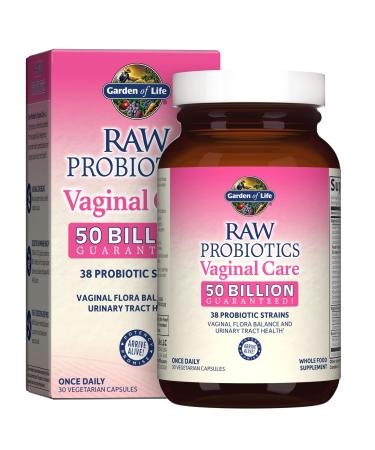 Garden of Life RAW Probiotics Vaginal Care 50 Billion 30 Vegetarian Capsules - Buy Online on GoSupps.com
