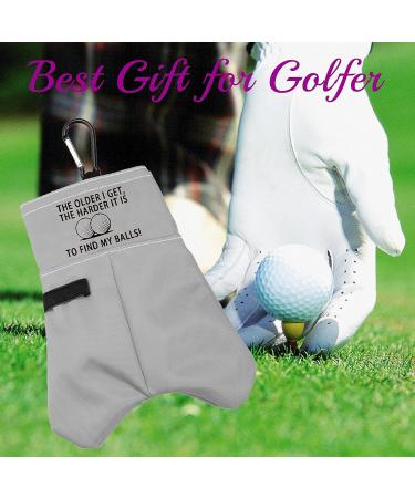 BLUPARK Funny Golf Ball Storage Bag for Grandpa Dad - The Older I Get, The Harder It is to Find My Balls - Buy Online on GoSupps.com