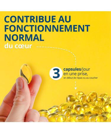 OM3 - Wild fish oil rich in Omega 3 -Normal heart function - Maxi format - 120 capsules - Buy Online on GoSupps.com