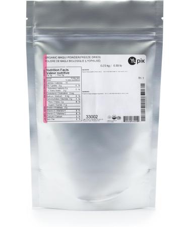 Yupik Organic Maqui Powder Superfood Non-GMO Vegan Gluten-Free Kosher 250g 250 g (Pack of 1) - Buy Online on GoSupps.com