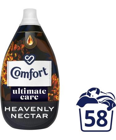 Comfort Ultimate Care Fabric Conditioner 870ml | Heavenly Nectar Scent | 58 Washes | 100% Recycled Plastic Bottle - Buy Online on GoSupps.com