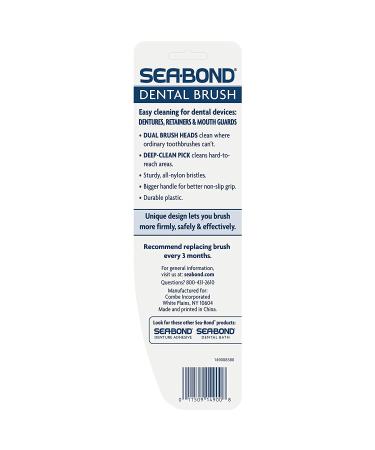 Sea Bond Dental Brush - Easy Oral Care Solution for Denture Wearers - Buy Online on GoSupps.com