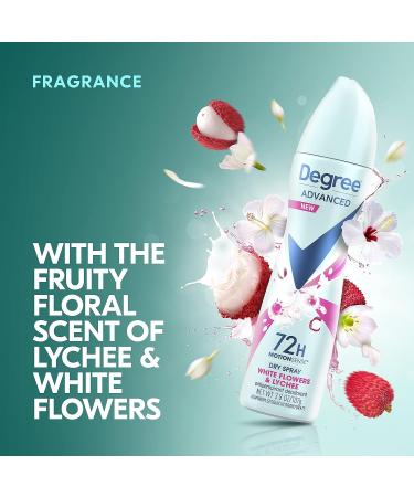 Degree Women White Flowers & Lychee Dry Spray Antiperspirant Deodorant 3.8 oz - Buy Online on GoSupps.com