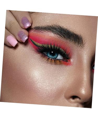 Ipetboom 12 Pairs Glitter powder double eyelid instant eyeliner stickers pipeline man Fake eyelashes eye line strip stickers applique water proof flash double sided shimmer - Buy Online on GoSupps.com