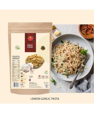 Garlic Flakes (200g/7.05oz) - Premium Quality, 100% Natural, Authentic, No Additives - Buy Online on GoSupps.com