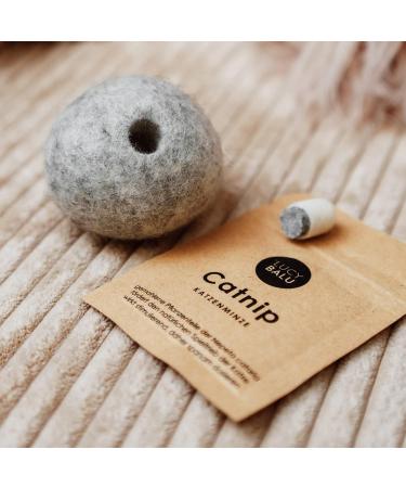 Shop Lucybalu Catnip Filzball | Natural Wool Cat Toy | Cat Game Ball for Cats - Buy Online on GoSupps.com