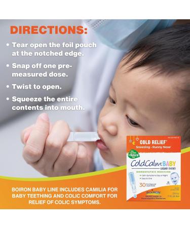 Worldwide Nutrition Bundle: Boiron ColdCalm Baby Drops Non-Drowsy Relief from Cold Symptoms Sneezing Runny Nose 30 Ct with Keychain - Buy Online on GoSupps.com