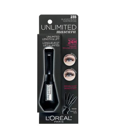 L'Oreal Unlimited Length & Lift Mascara 235 - Blackest Black | 0.24 oz (7 ml) - Buy Online on GoSupps.com