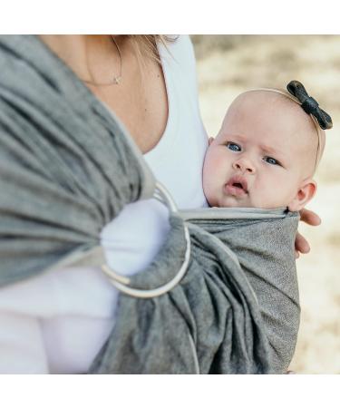 Hip Baby Wrap Ring Sling Baby Carrier for Infants and Toddlers - Beautiful  100% Soft Cotton Baby Wraps Carrier For Babies 8-35 lbs - Perfect Baby Shower Gifts Moms And Dads - Nursing Cover (Midnight) - Buy Online on GoSupps.com