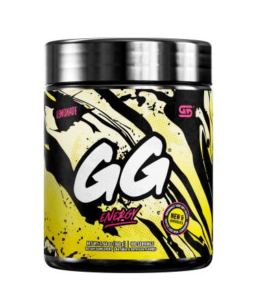 Gamer Supps GG Energy Lemonade (100 Servings) - Keto Friendly Gaming Energy and Nootropic Blend Sugar Free + Organic Caffeine + Vitamins + Immune Support Powder Energy Drink