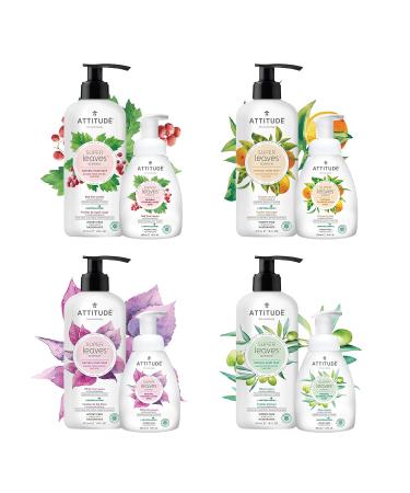 ATTITUDE Lemon Leaves Liquid Hand Soap - Plant-Based, Vegan & Cruelty-Free - 16 Fl Oz - Buy Online on GoSupps.com