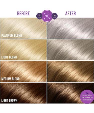 Intensive Silver Shampoo Purple Toning & Moisturizing for Blonde & Gray Hair | Anti-Yellow Tint Treatment - Buy Online on GoSupps.com
