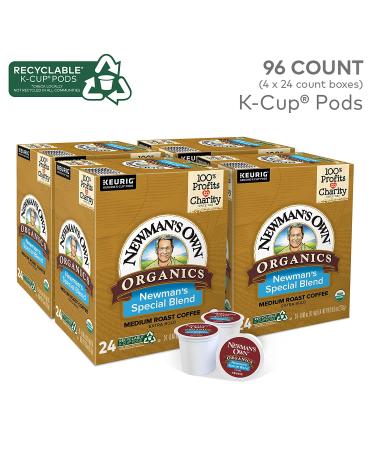 Newman's Own Organics Medium Roast Coffee 96 Ct K-Cup Pods - Special Blend - Buy Online on GoSupps.com