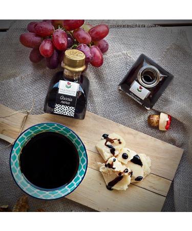 GOCCIA NERA - Black Balsamic Condiment 8 Years Aged - Made in Italy - EMILIA FOOD LOVE - Selected with Love in Italy - Condimento Balsamico invecchiato 8 anni - Buy Online on GoSupps.com