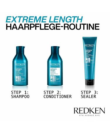 Redken Extreme Length Shampoo 300ml | Anti Hair Breakage & Biotin for Long Strong Hair - International Shipping Available - Buy Online on GoSupps.com