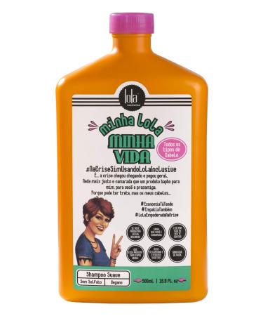 Lola From Rio - Minha Lola Minha Vida - Shampoo For All Hair Types Miusturizes Softens Hydrates and Adds Shine 17.64 Fl Oz