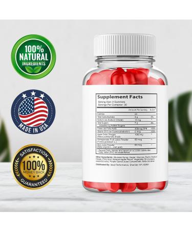 Keto Clean Gummies - Max Strength Vegan Formula with ACV & Vitamin B12 (60 Gummies) - Buy Online on GoSupps.com
