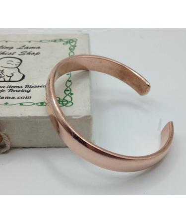 Hand Forged 100% Copper Bracelet - Joint Pain Relief, Inflammation Reduction & Skin Allergy Healing - Buy Online on GoSupps.com