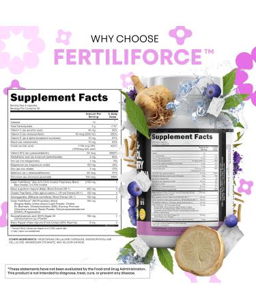 Clean Nutraceuticals Myo-Inositol & D-Chiro Inositol 2050mg Fertility Supplement 40:1 Ratio - Prenatal Vitamins for Women with Ashwagandha Maca Root Vitex Chasteberry Iron DHA Folic Acid DIM Zinc (1) - Buy Online on GoSupps.com